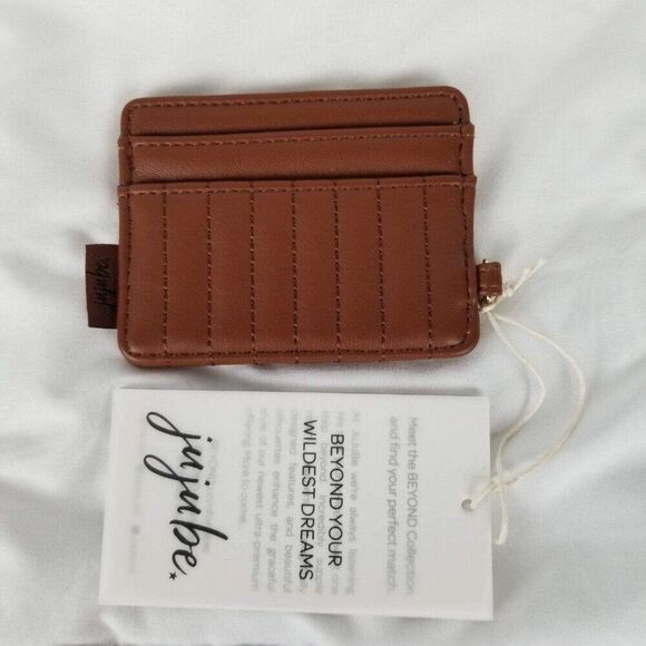 JuJuBe Coffee Break Cardholder Card Wallet Spice Brown Vegan Leather Beyond - Picture 6 of 6